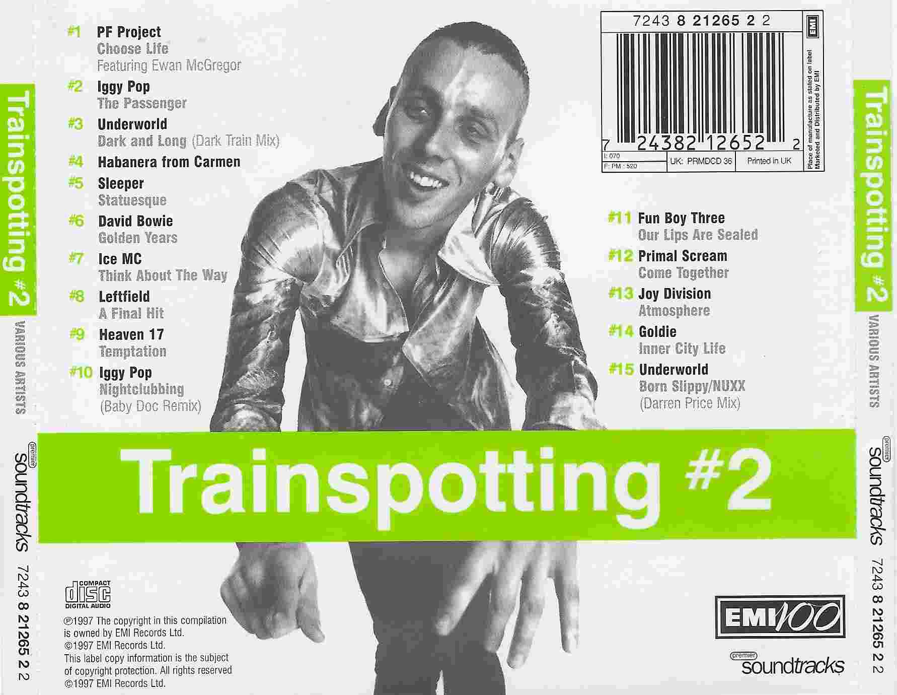 Picture of PRMDCD 36 Trainspotting #2 by artist Various from ITV, Channel 4 and Channel 5 library